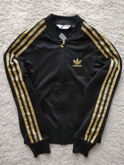 adidas jacke schwarz goldchile|True Vintage Adidas Jacke 2009 M L Chile schwarz Gold Herbst .